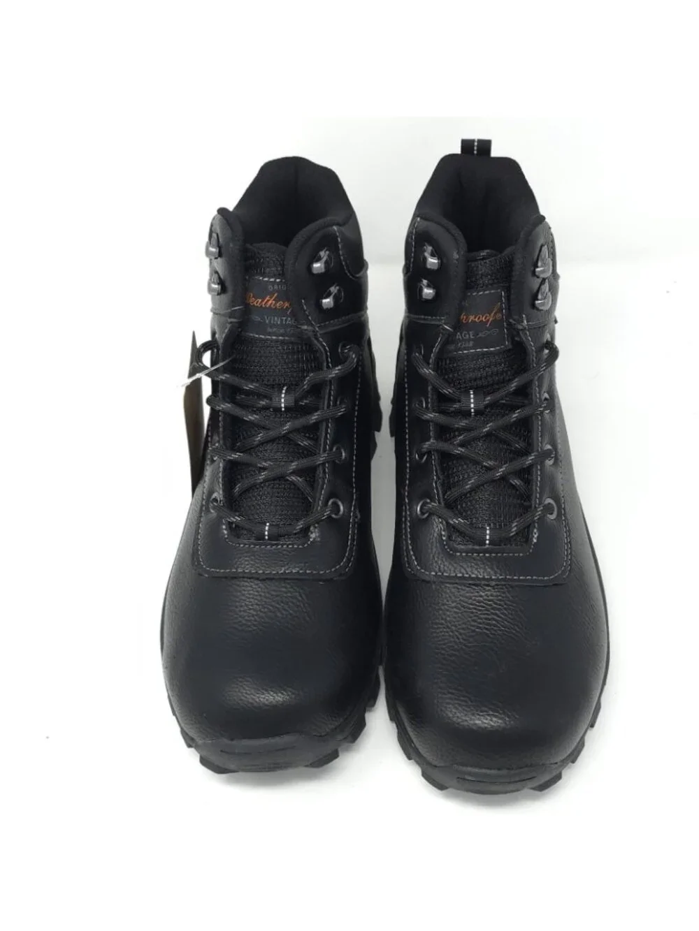 New Weatherproof Vintage Jace Black Combat Hiking Boots Men’s 10M